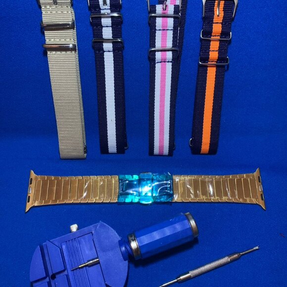 DIY Apple Watch + 4/nylon wrist band straps - Picture 2 of 2